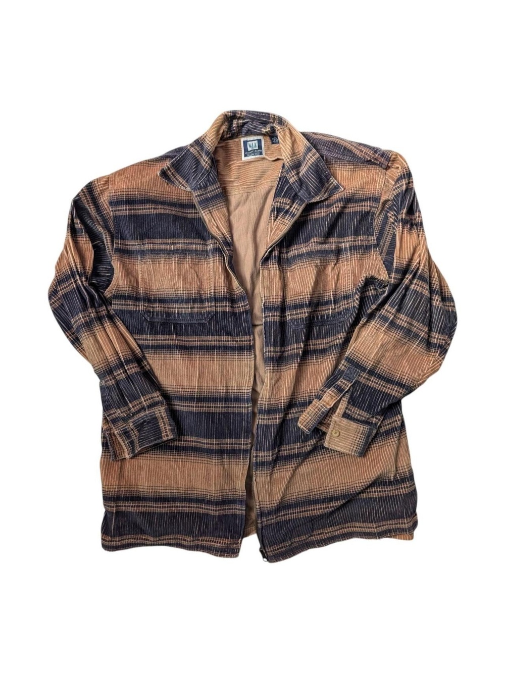 County Seat Rugged Wear Corduroy Zip Front Shacket Size XL